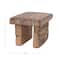 6&#x22; Natural Decorative Reclaimed Wood Pedestal